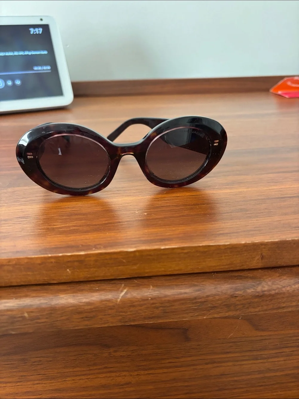 Marc Jacobs The Sunglasses Tortoiseshell Black Frame